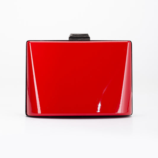 Marla - Red Patent Evening Clutch