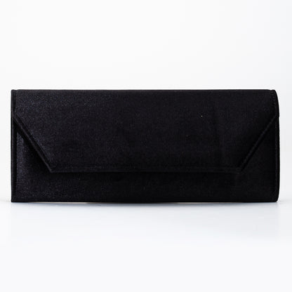 Scarlett - Black Velvet Clutch
