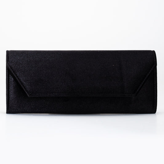 Scarlett - Black Velvet Clutch