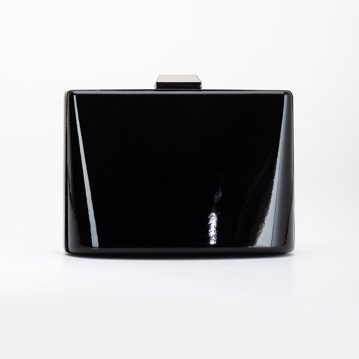 Marla - Black Patent Evening Clutch