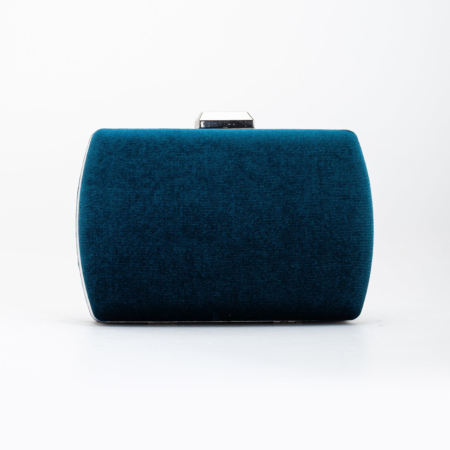Francisca - Teal Blue Velvet Clutch