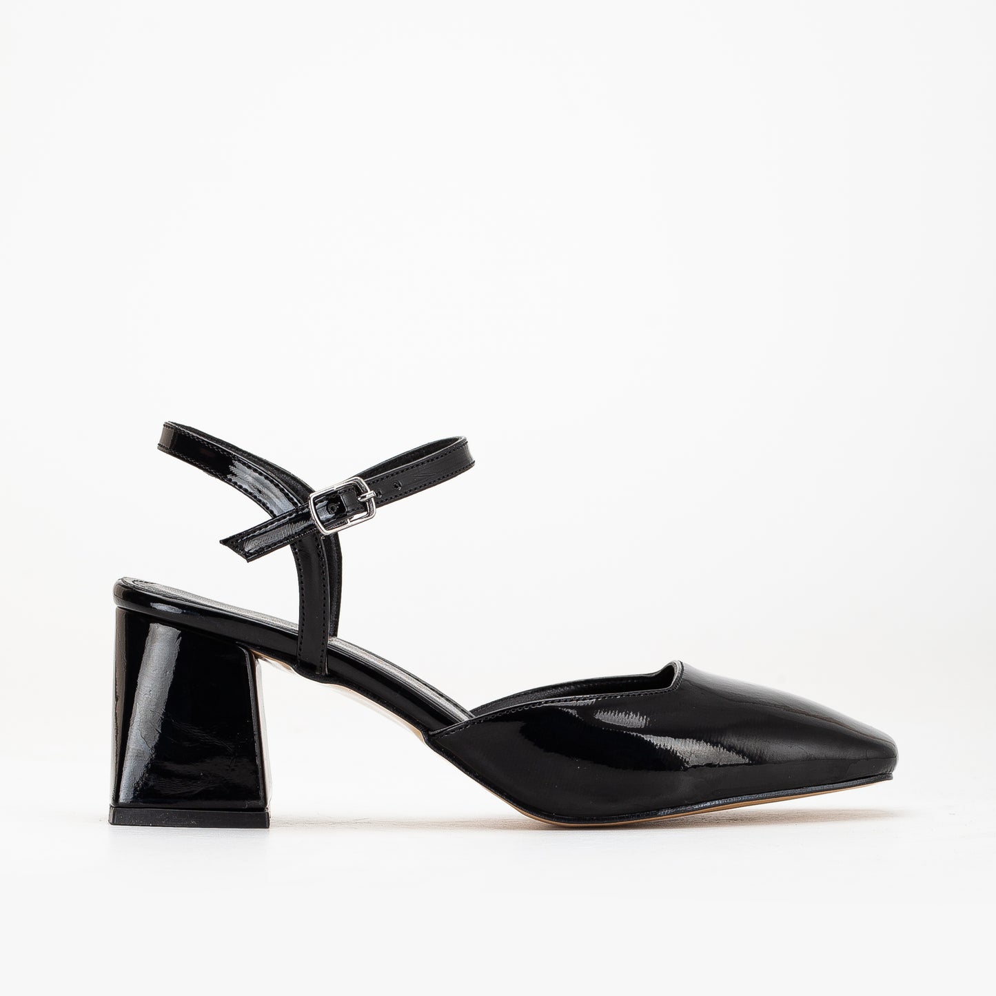 Kayla  - Black Patent Pumps