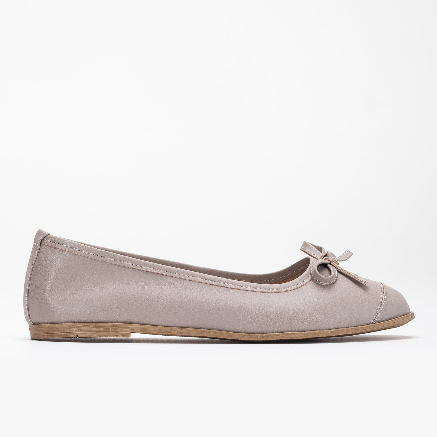 Brooklyn - Dark Beige Ballerina Flats