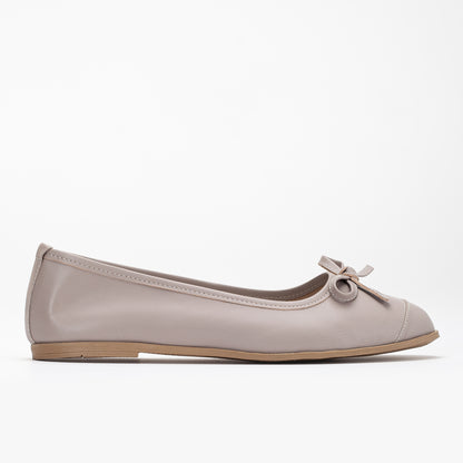 Brooklyn - Dark Beige Ballerina Flats