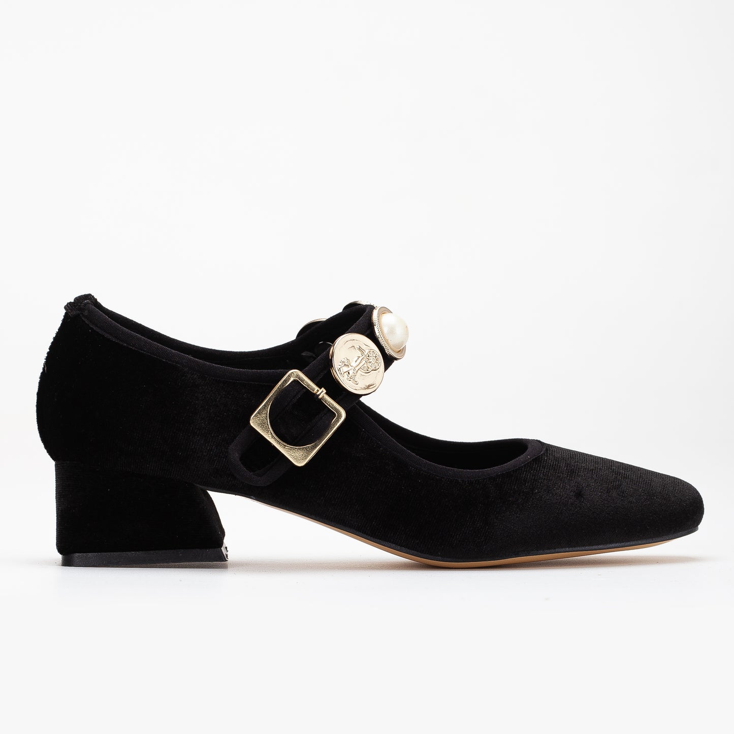 Macbeth - Black Velvet Mary Jane Shoes