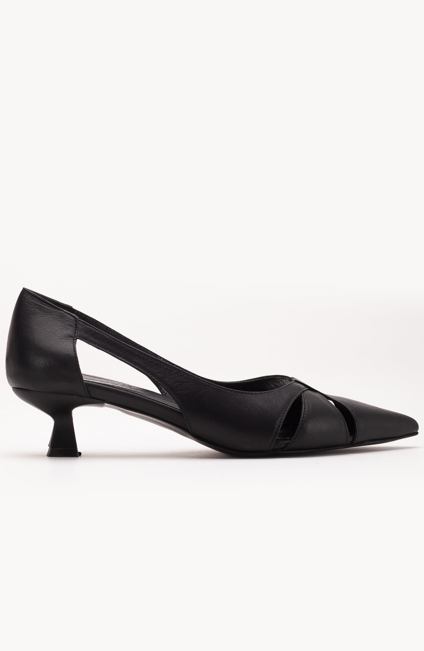 Sidal - Black Leather Pumps (Women)