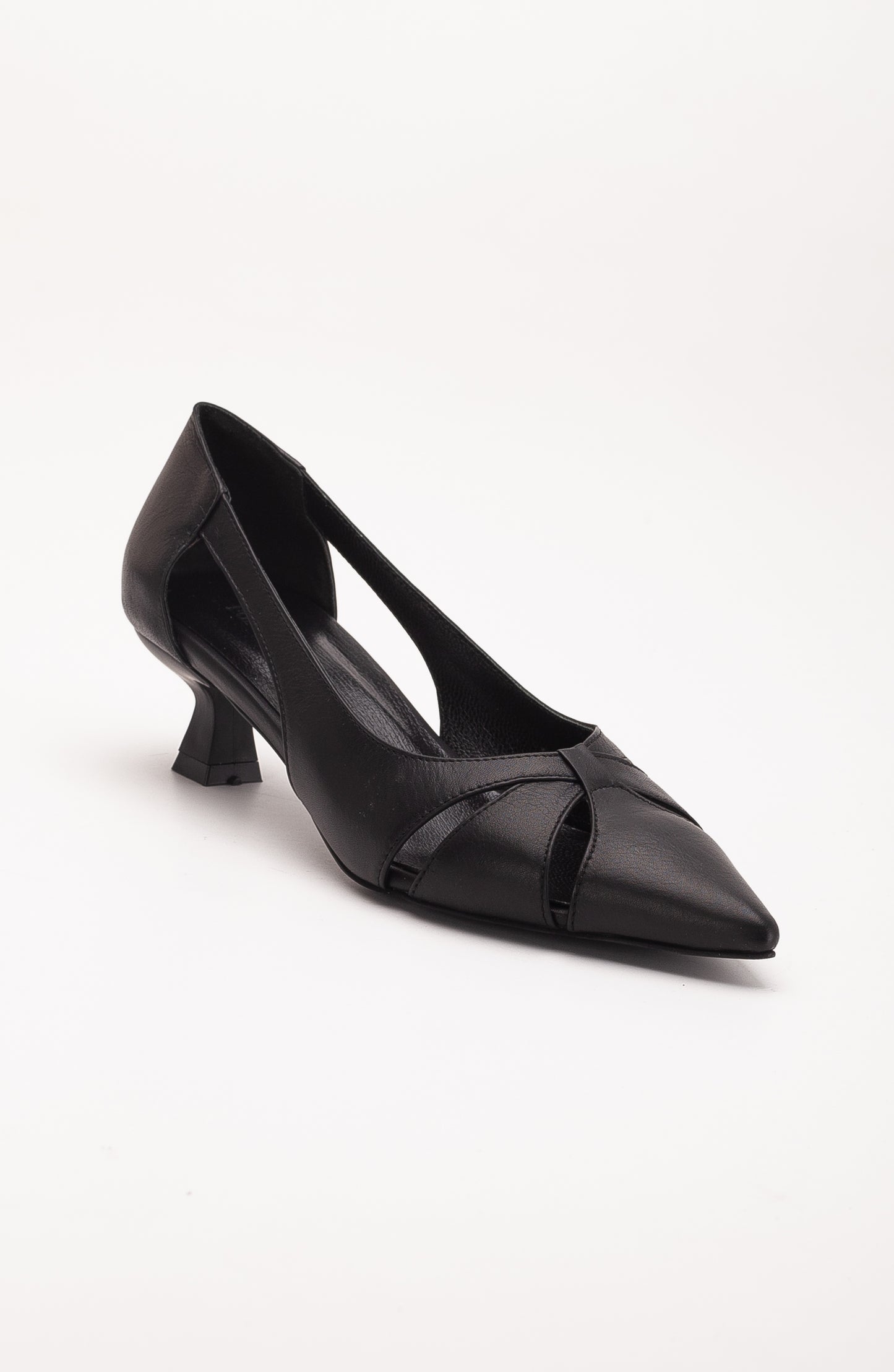 Sidal - Black Leather Pumps (Women)