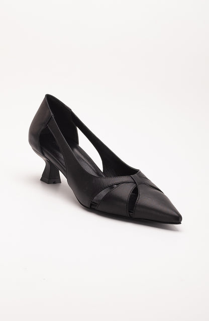 Sidal - Black Leather Pumps (Women)