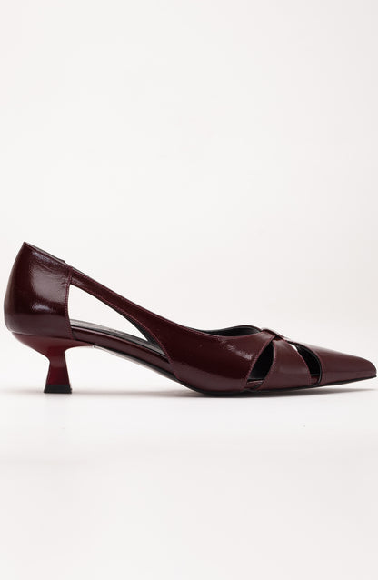 Sidal - Burgundy Patent Leather Pumps (Women)
