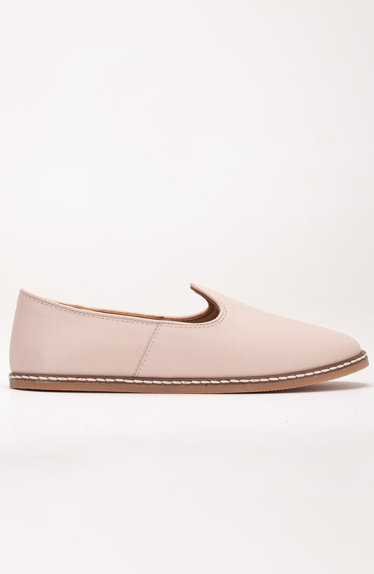 Dalya - Beige Leather Slip On (Women)