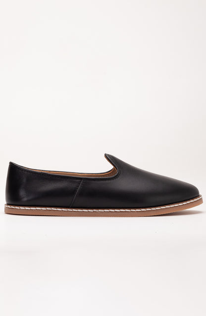 Dalya - Black Leather Slip On (Women)