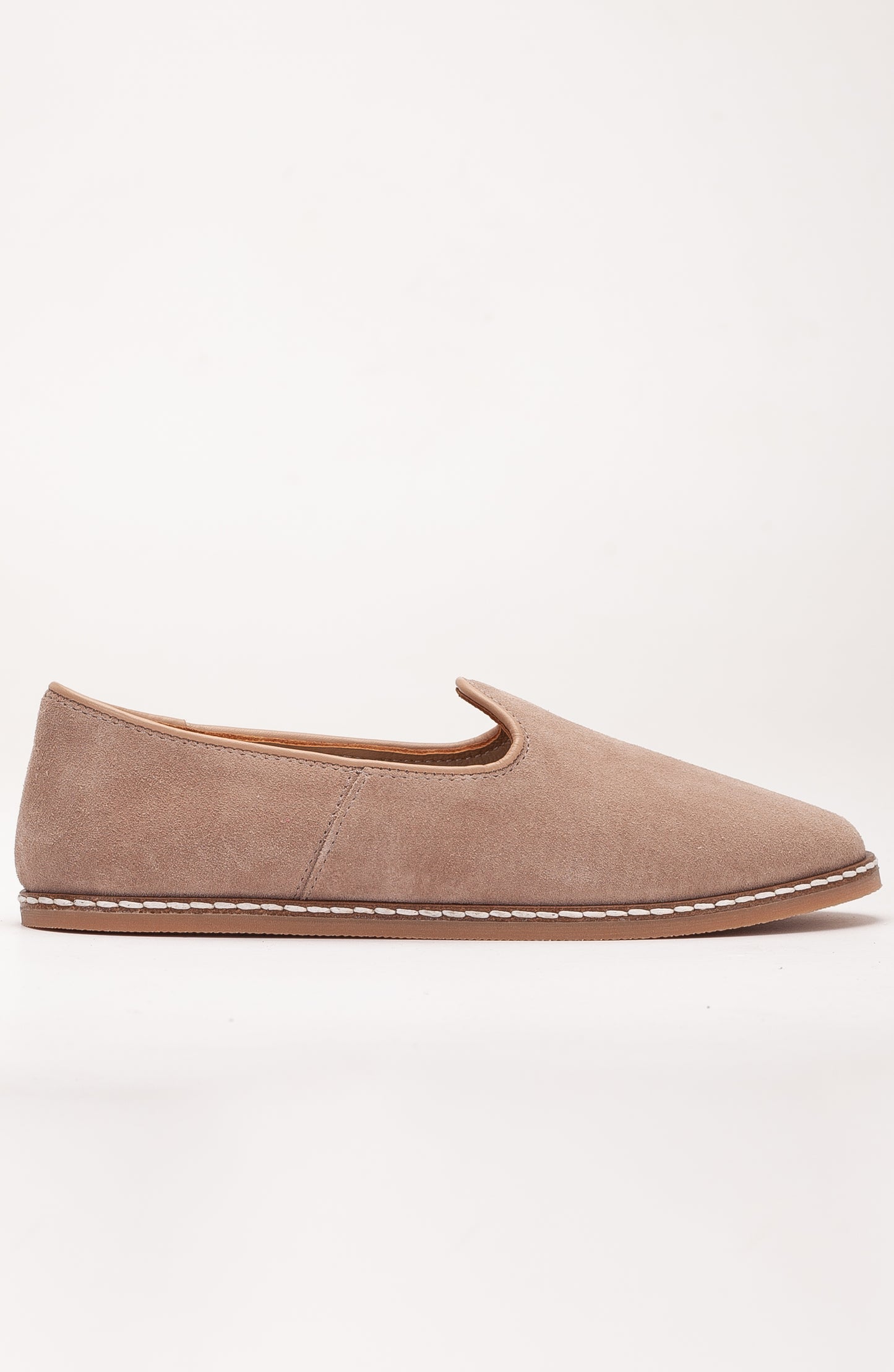 Istanbul - Beige Suede Leather Slip On (Women)
