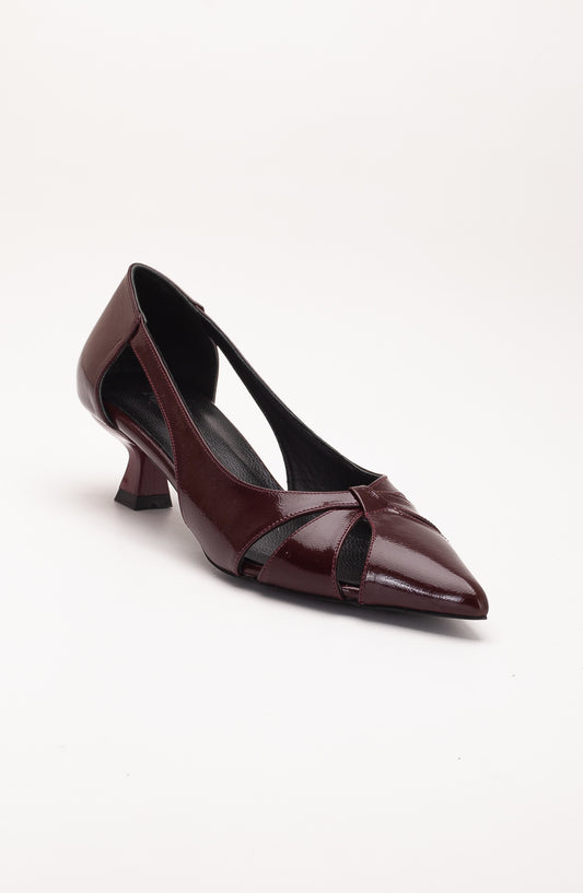 Sidal - Burgundy Patent Leather Pumps (Women)