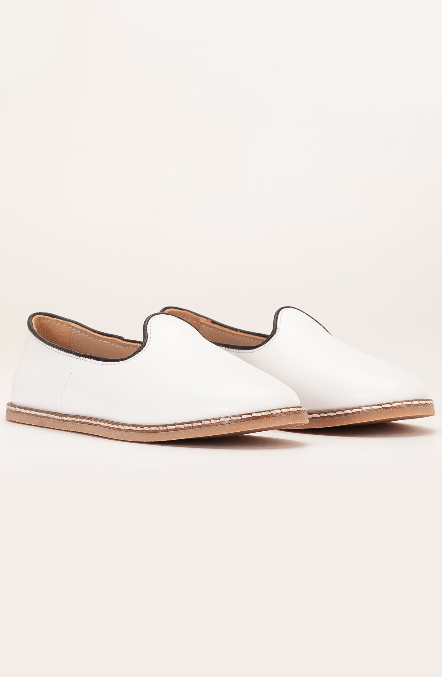 Dalya - White Leather Slip On (Women)