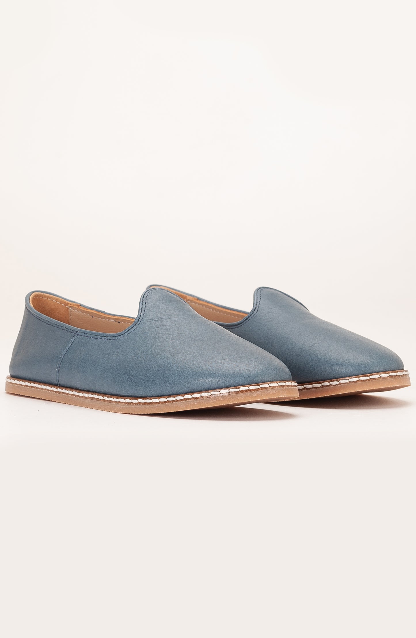 Dalya - Blue Leather Slip On (Women)