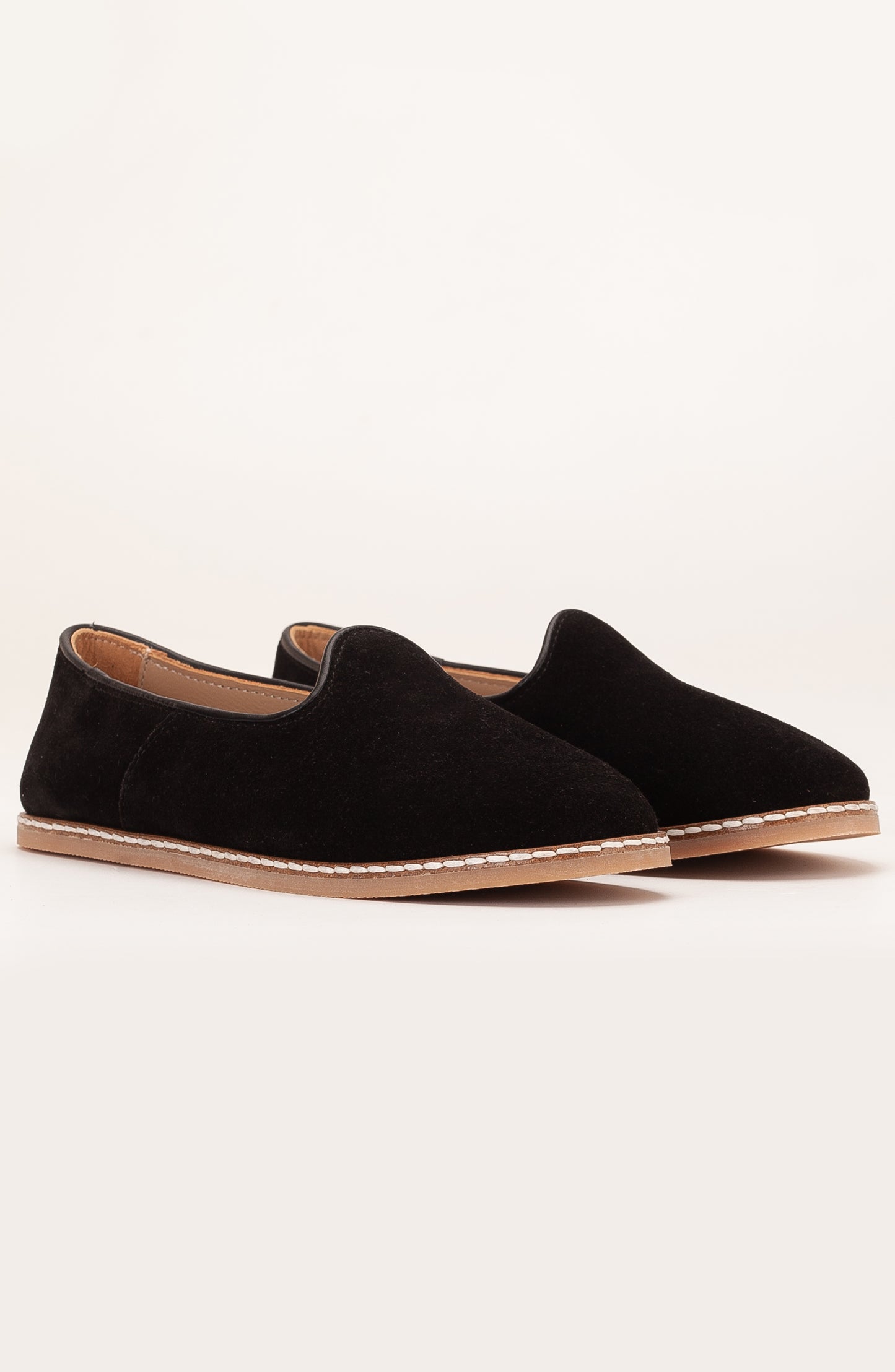 Istanbul - Black Suede Leather Slip On (Women)