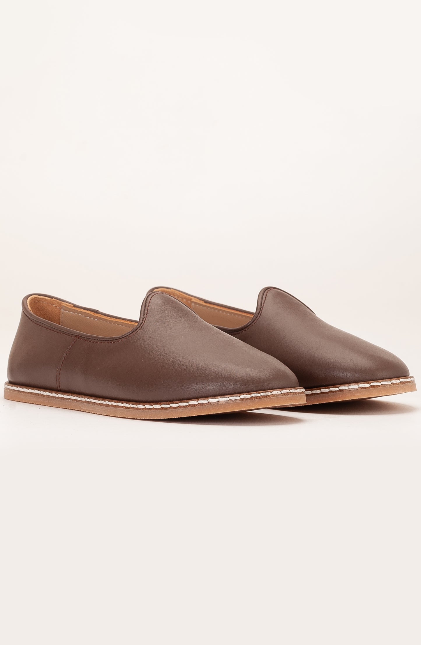 Dalya - Brown Leather Slip On (Women)