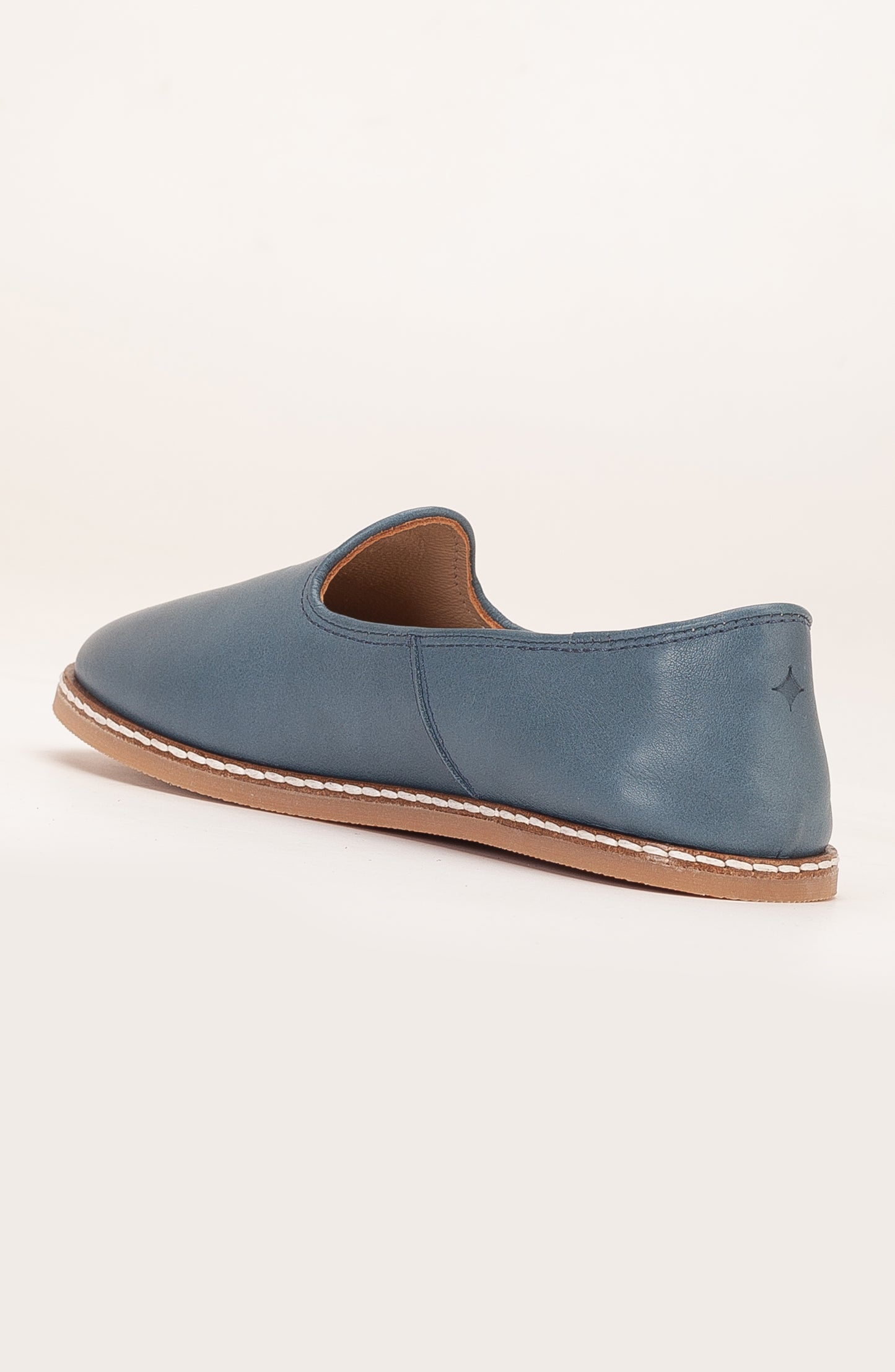 Dalya - Blue Leather Slip On (Women)