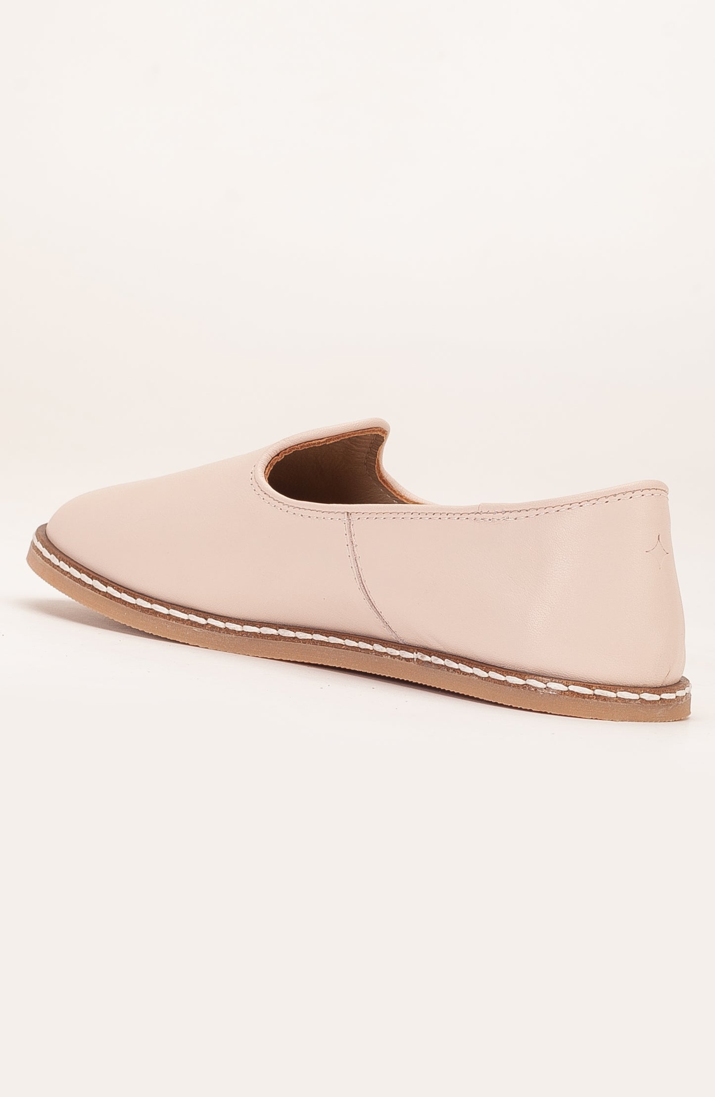 Dalya - Beige Leather Slip On (Women)