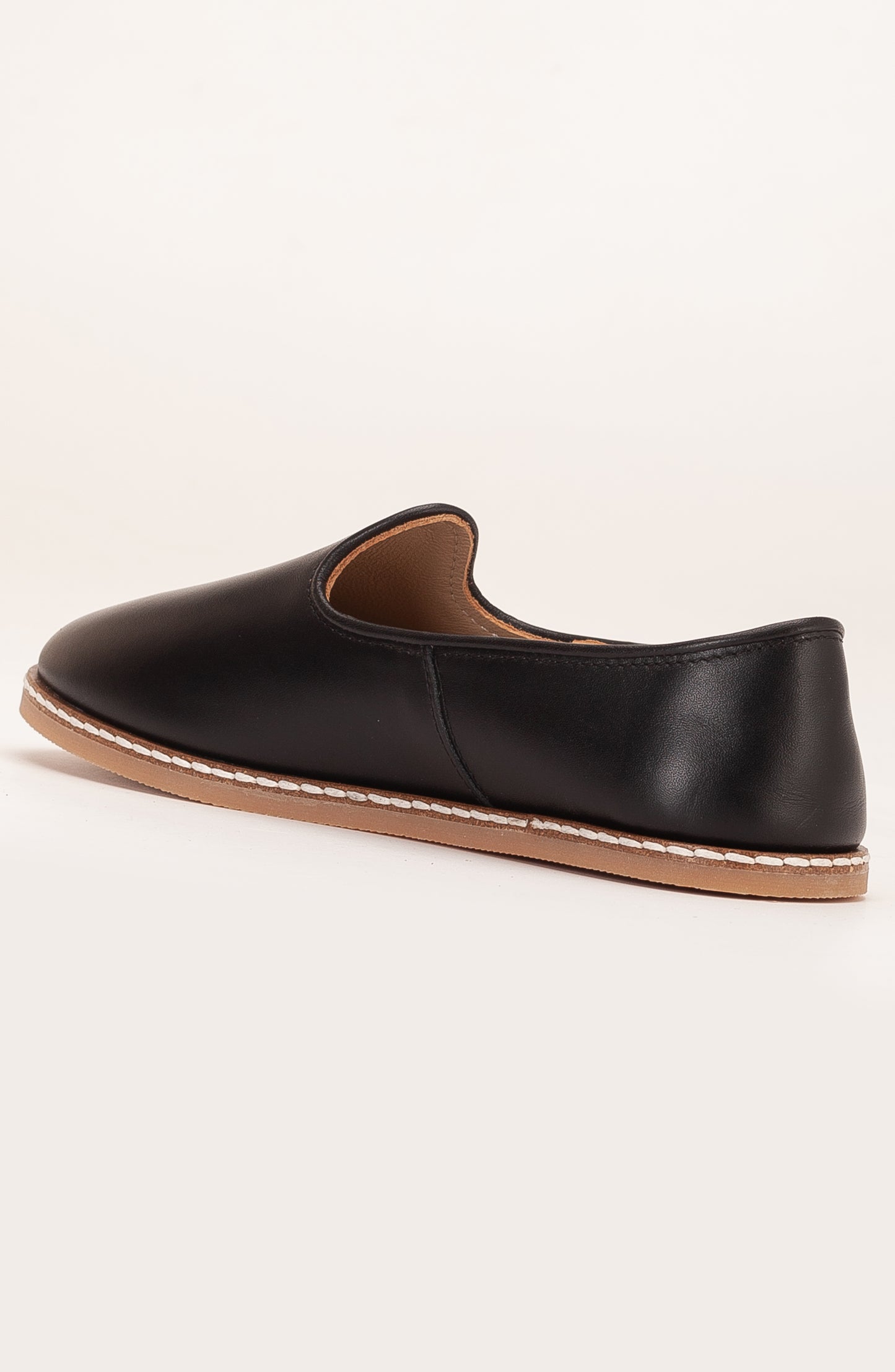 Dalya - Black Leather Slip On (Women)