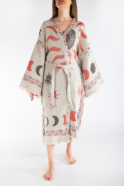 Evora Handmade Cotton Boho Kimono