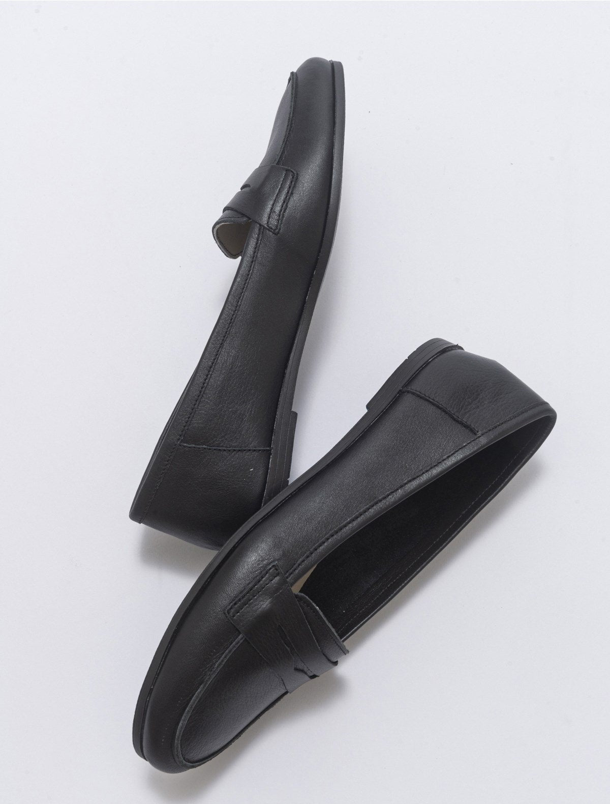 Dorothy - Black Leather Loafers