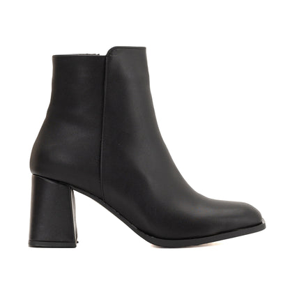 Nadine - Black Matt Ankle Boots
