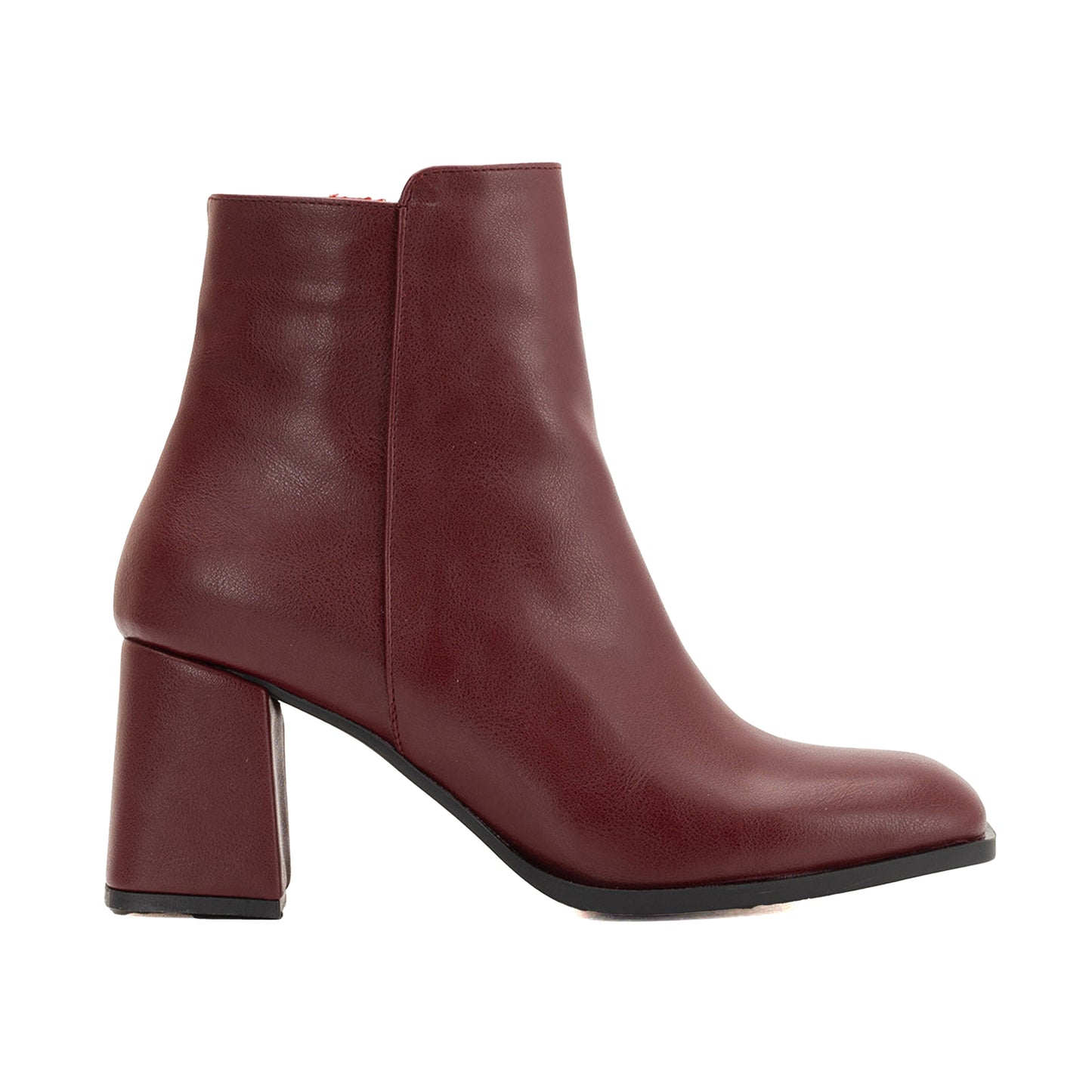 Nadine - Burgundy Ankle Boots