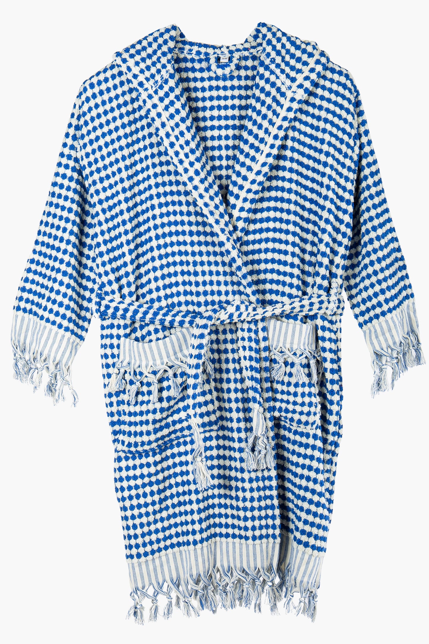 Janice - Organic Cotton Handwoven Bubble Bathrobe (Unisex)
