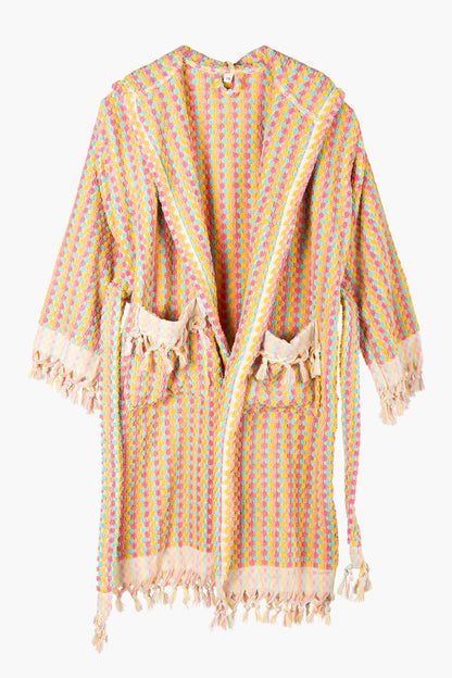 Brianna - Organic Cotton Handwoven Bubble Bathrobe (Unisex)