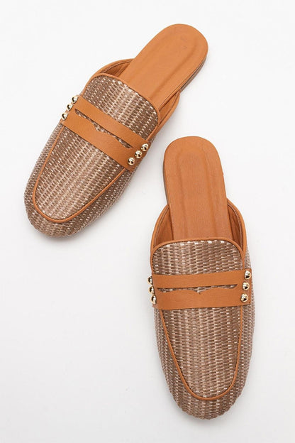 Patrizia - Brown Leather Mule (Women)