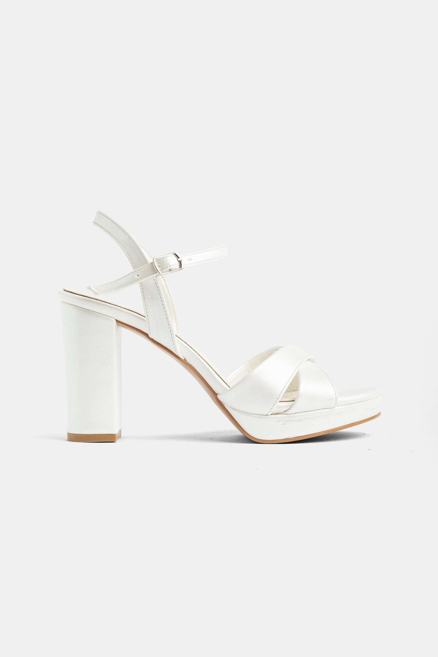Sandalia de tacón alto Setto Slingback para novia