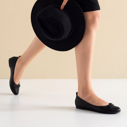 Florence - Black Ballerina Flats
