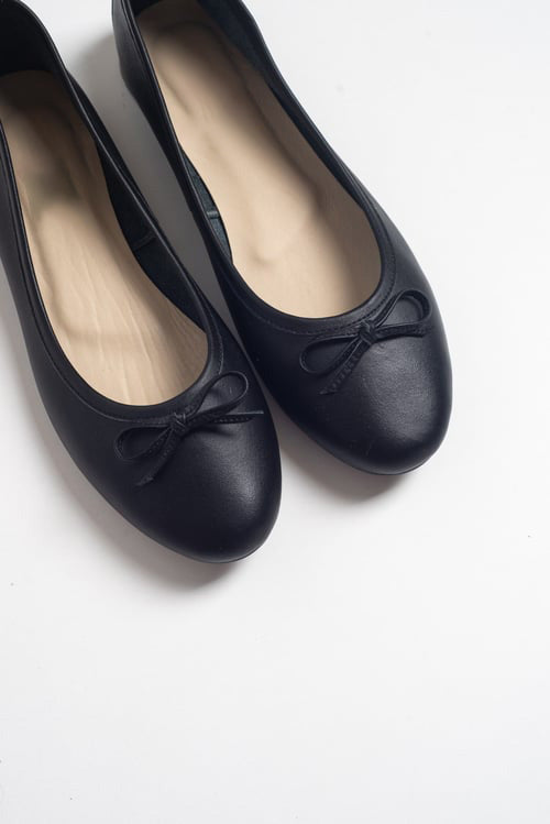 Florence - Black Ballerina Flats