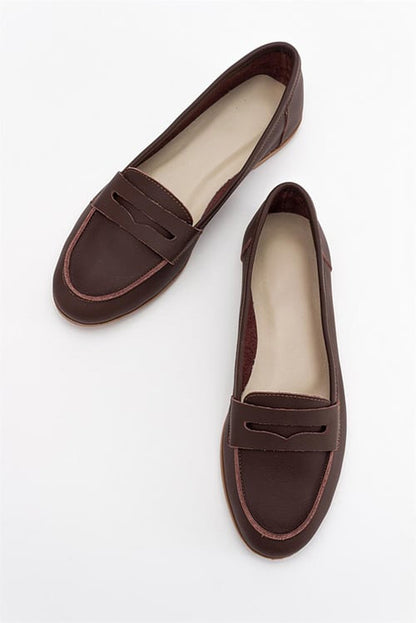 Dorothy - Dark Brown Leather Loafers