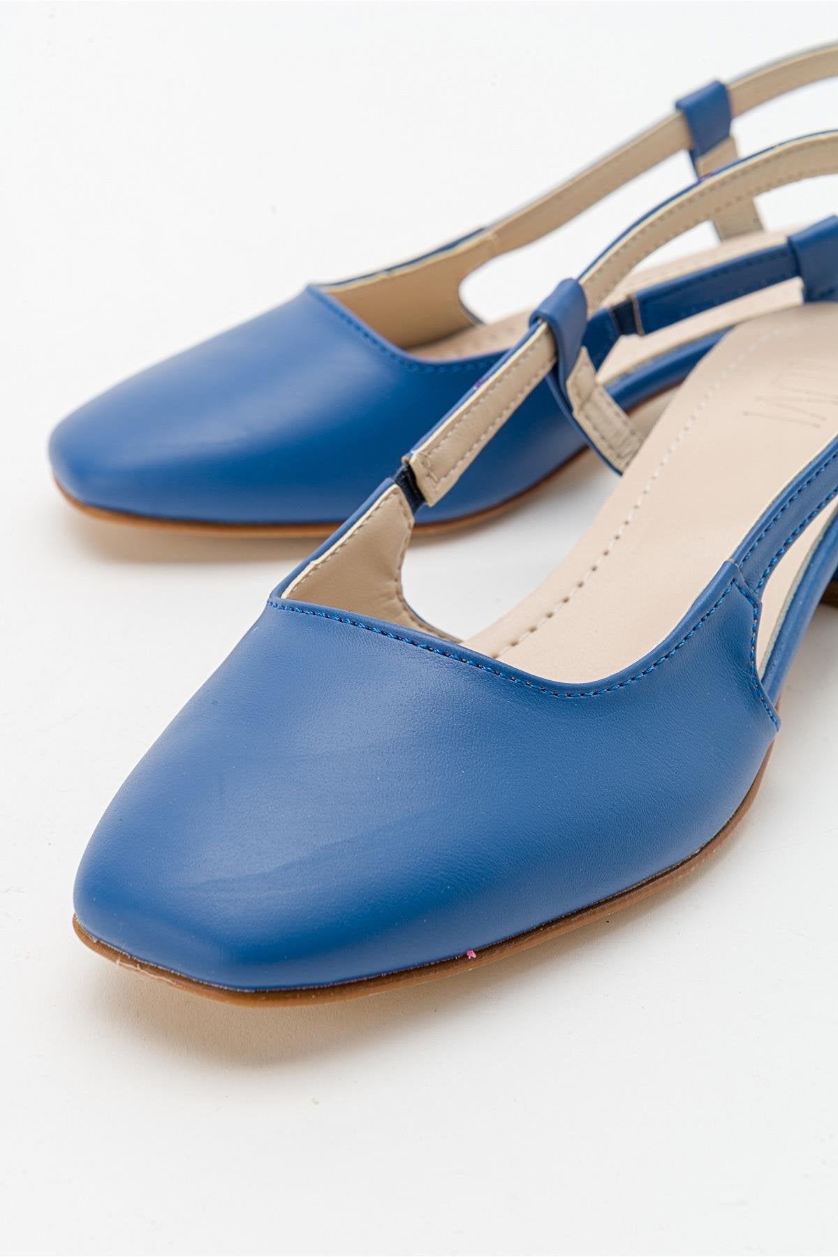 Siena Blue Block Heel Sandal (Women)