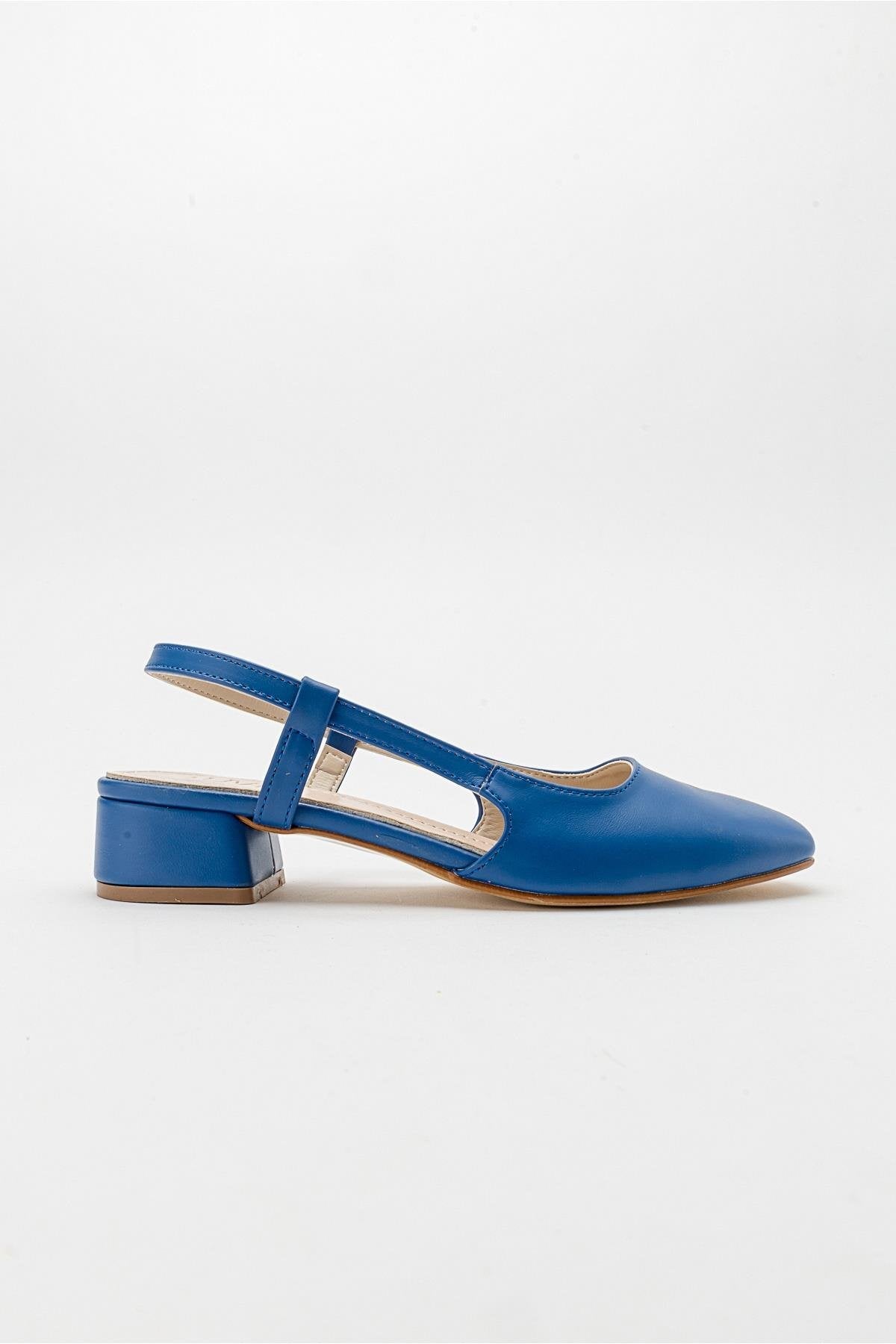 Siena Blue Block Heel Sandal (Women)