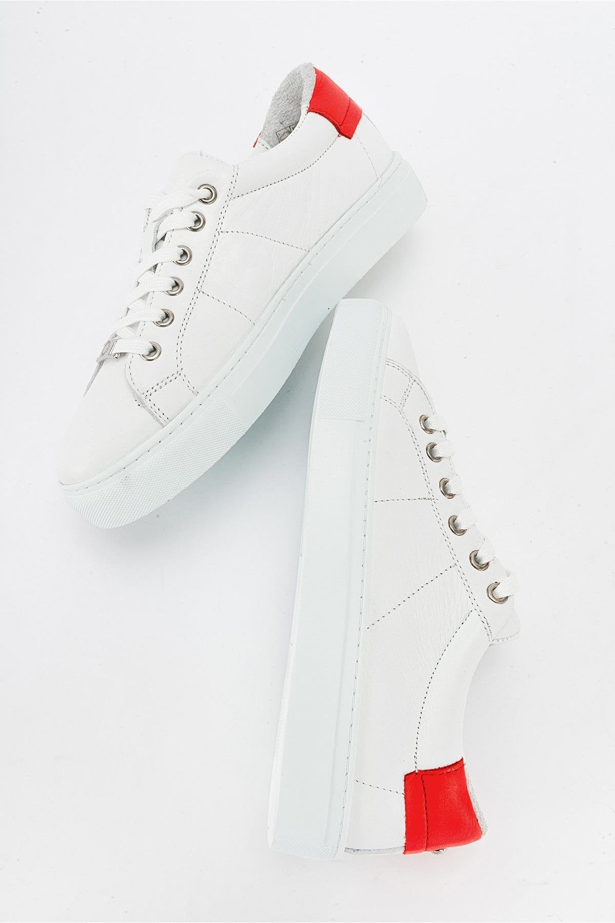 Ayverie - White Leather Sneaker (Women)