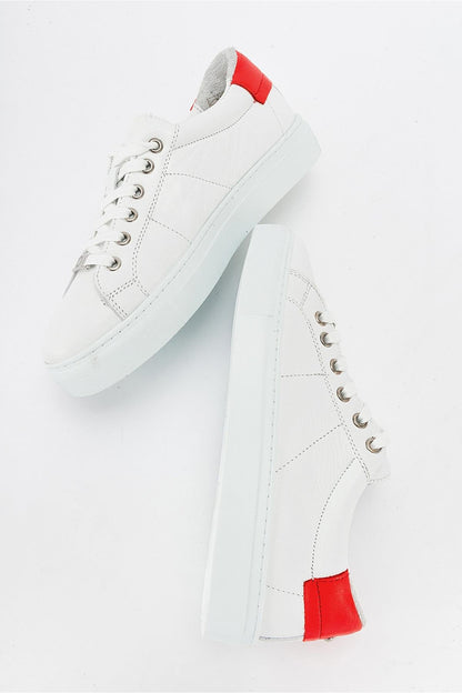 Ayverie - White Leather Sneaker (Women)