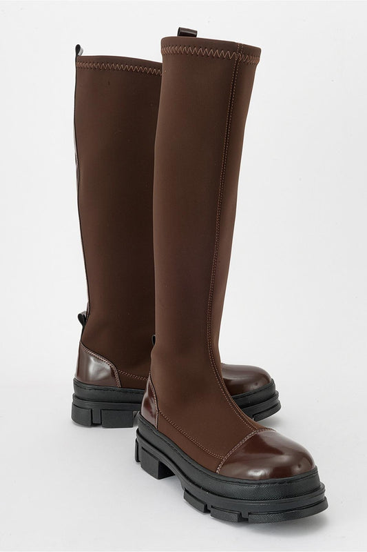 Bella Brown Scuba Boot (Women)