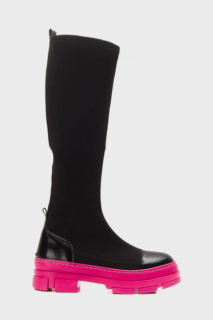 Bella Black & Fuchsia Scuba Boot (Women)