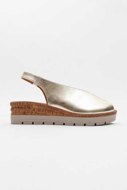 Blom - Gold Leather Platform Sandal (Women)