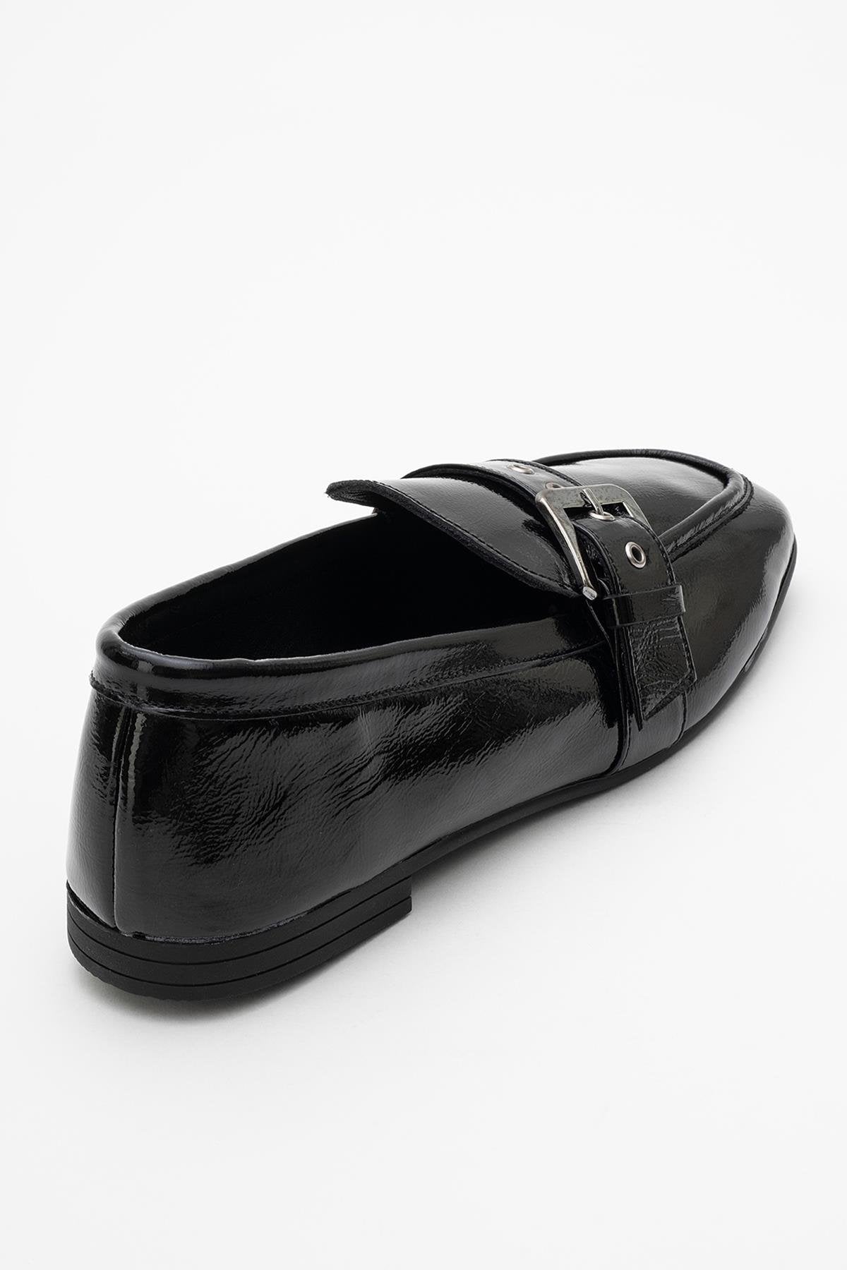 Clarion - Black Patent Leather Loafers (Women)