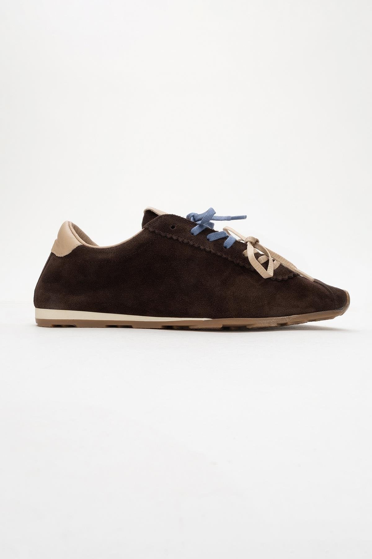 Crea - Dark Brown Leather Sneakers (Women)
