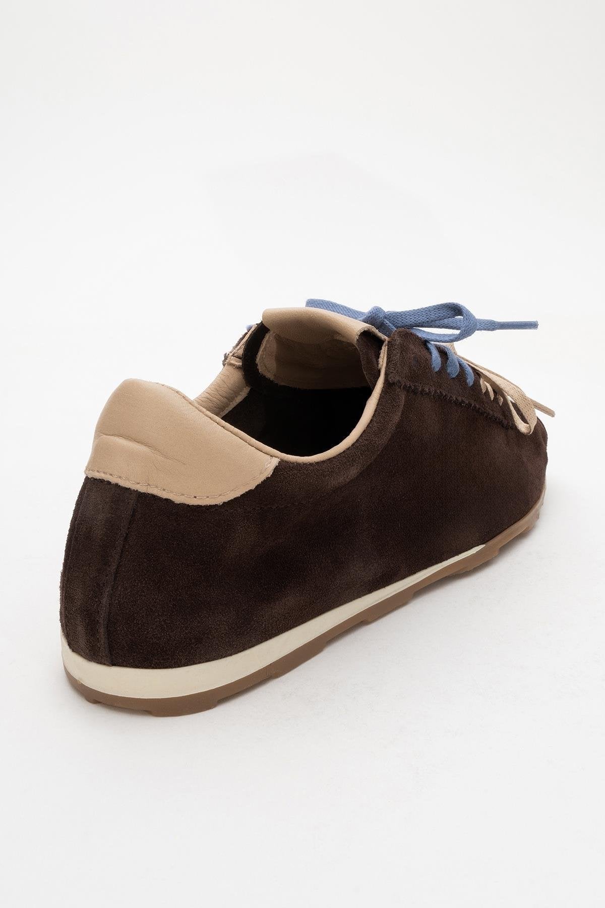 Crea - Dark Brown Leather Sneakers (Women)
