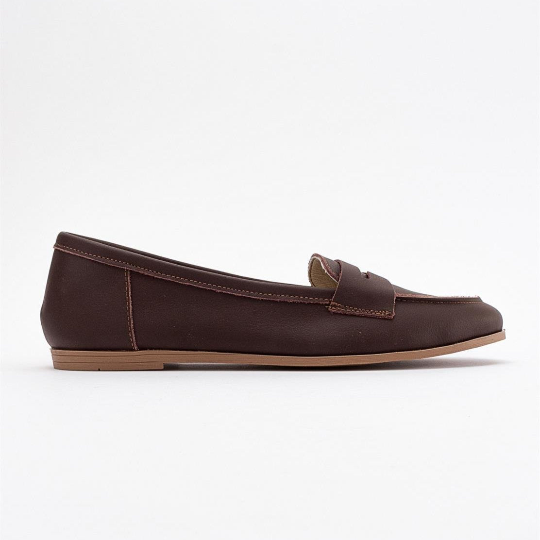 Dorothy - Dark Brown Leather Loafers