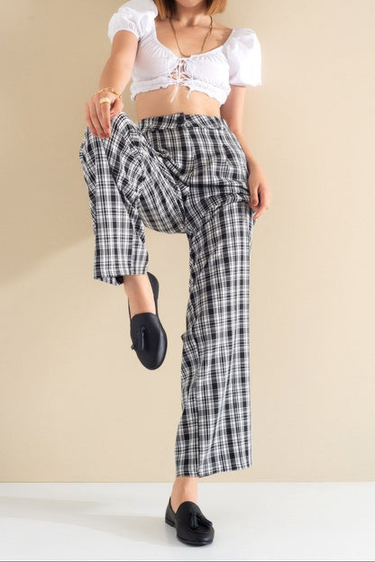 Mona - Black Soft Leather Tassel Loafers (Women)