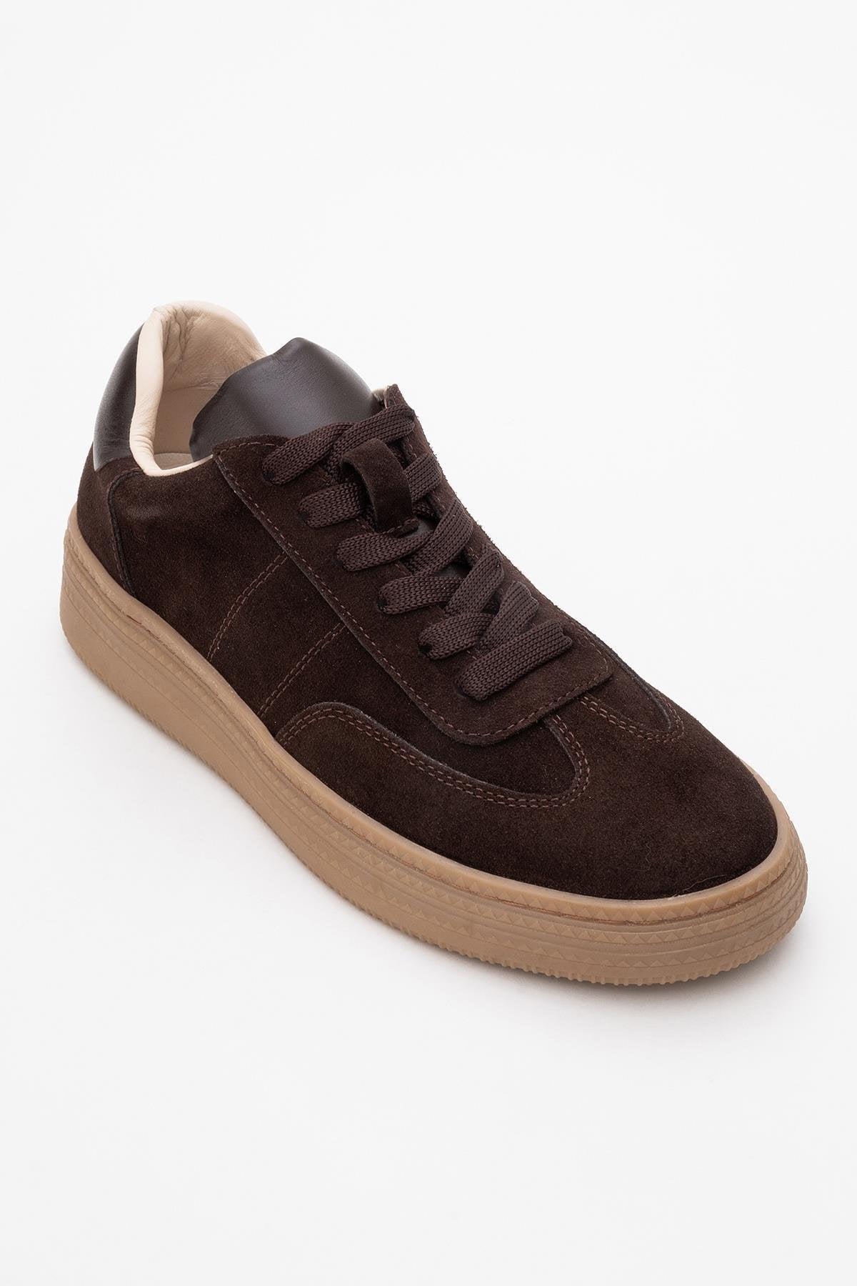 Fiore - Brown Leather Sneakers (Women)