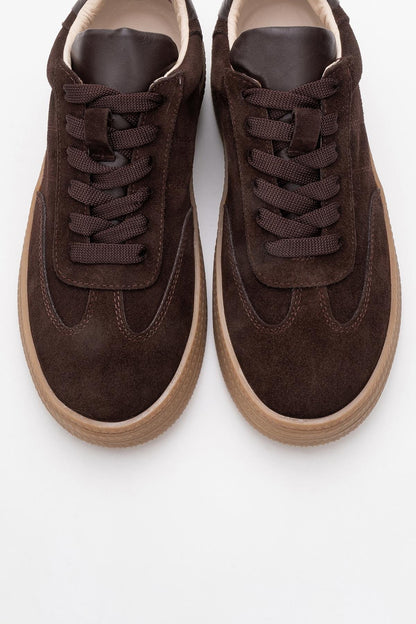 Fiore - Brown Leather Sneakers (Women)