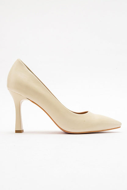 Forest Cream Beige Pointed Toe Pump (Women)
